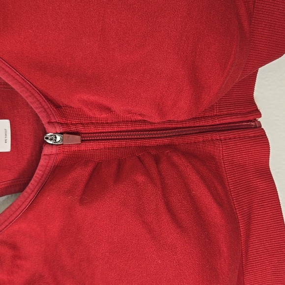 90 Degree | Dark Red Front Close Sports Bra Size Large - Picture 4 of 8